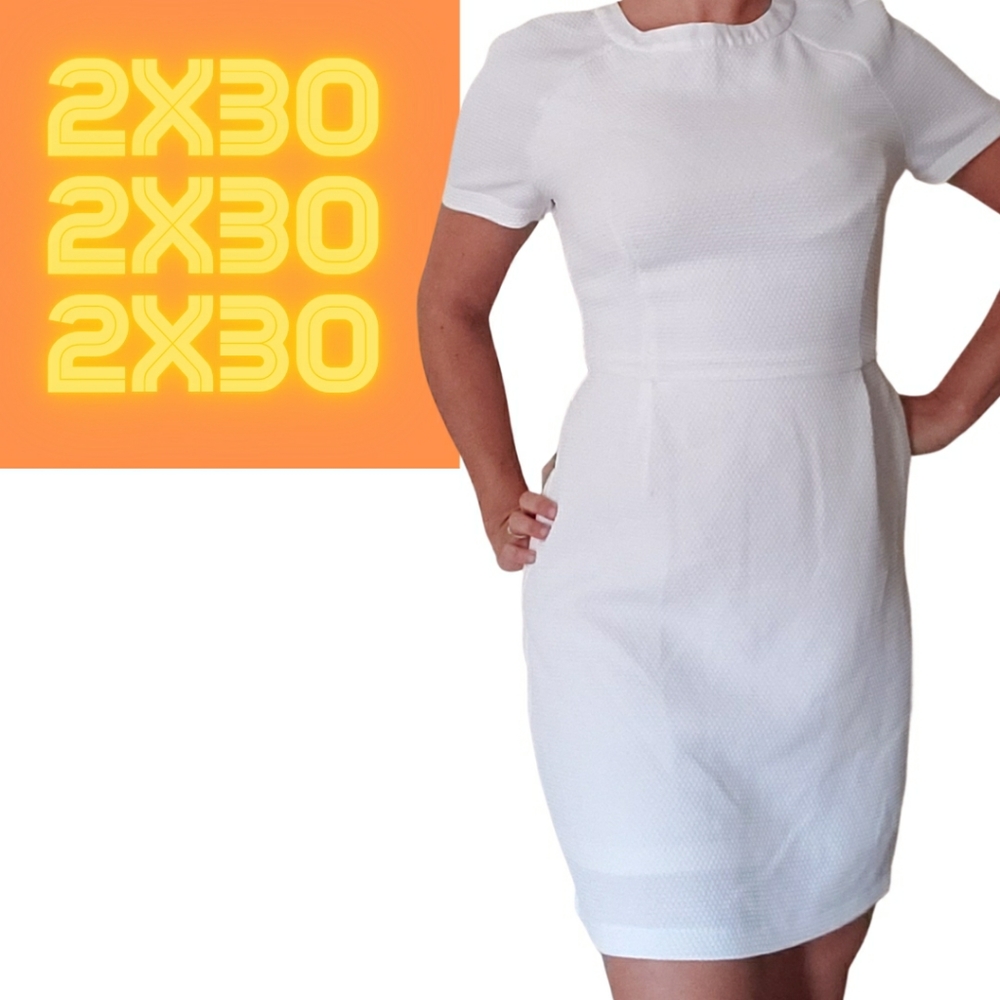 Whithe Mini Dress Small